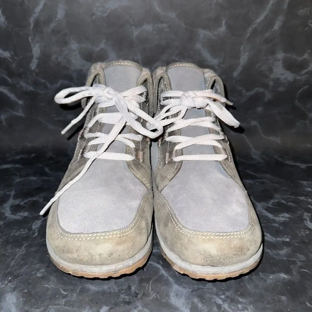 Chaco Barbary Hiking Outdoor Ankle Boots Castlerock Gray Comfort Womens Size 8.5
